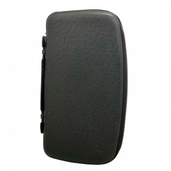 Louis Vuitton Taiga Organizer Atoll Long Wallet M30652 Ardoise Men's